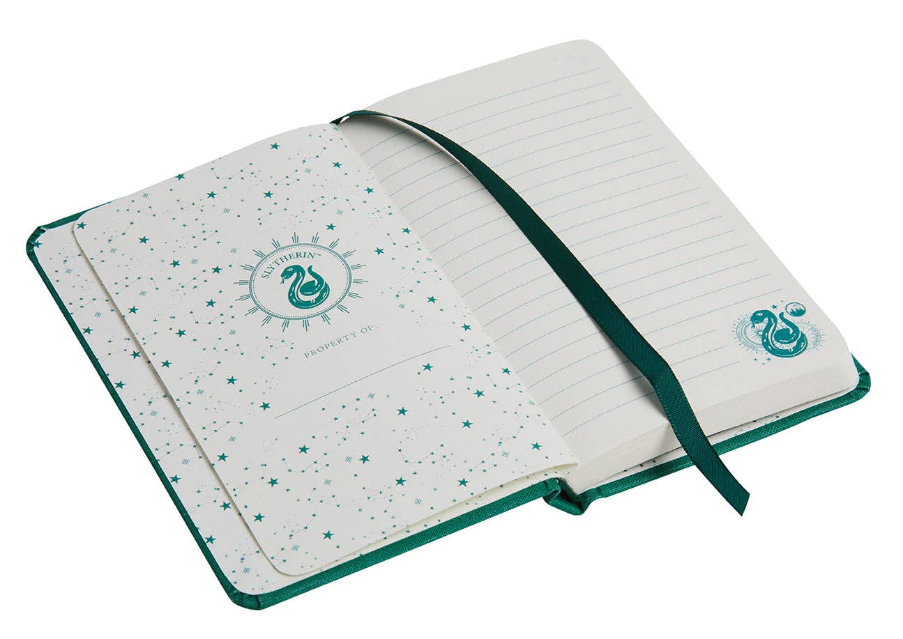 Harry Potter: Slytherin Constellation Ruled Pocket Journal