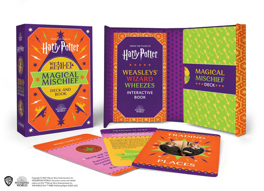 Harry Potter Weasley Magical Mischief Deck & Book