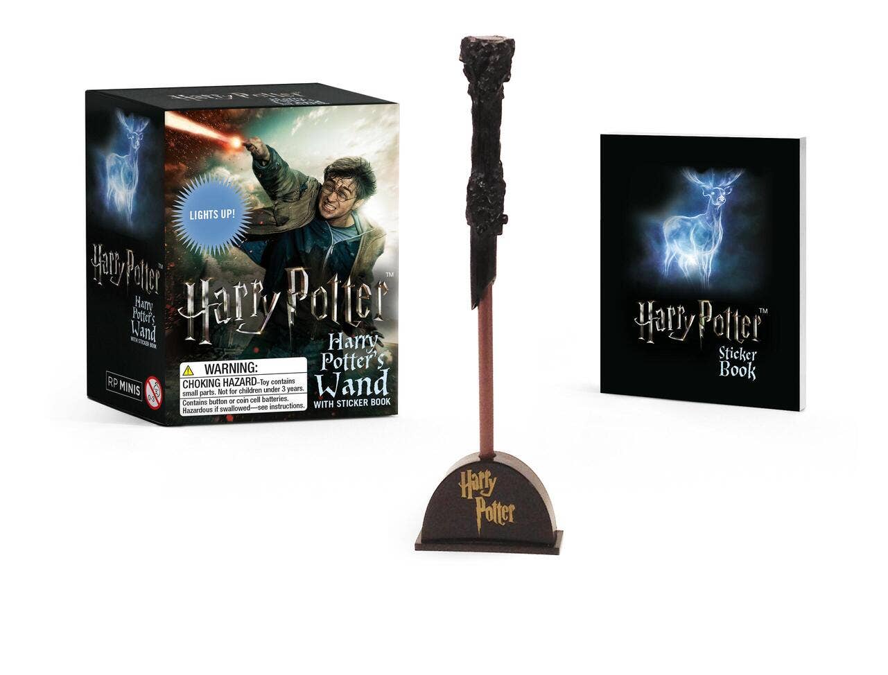 Harry Potter Wizard's Wand With Sticker Book: Lights Up!