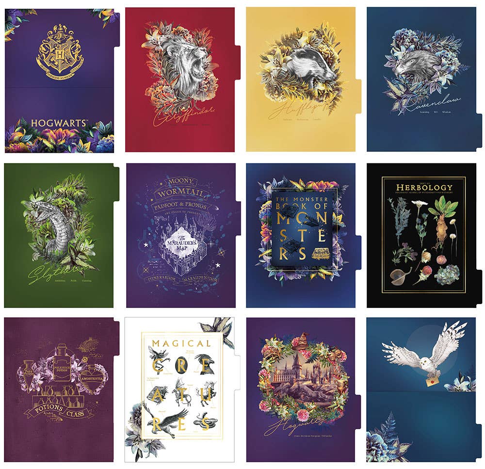 Harry Potter Weekly Planner  - Hogwarts Floral Crest