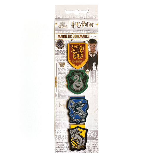 Harry Potter House Crests Magnetic Bookmarks
