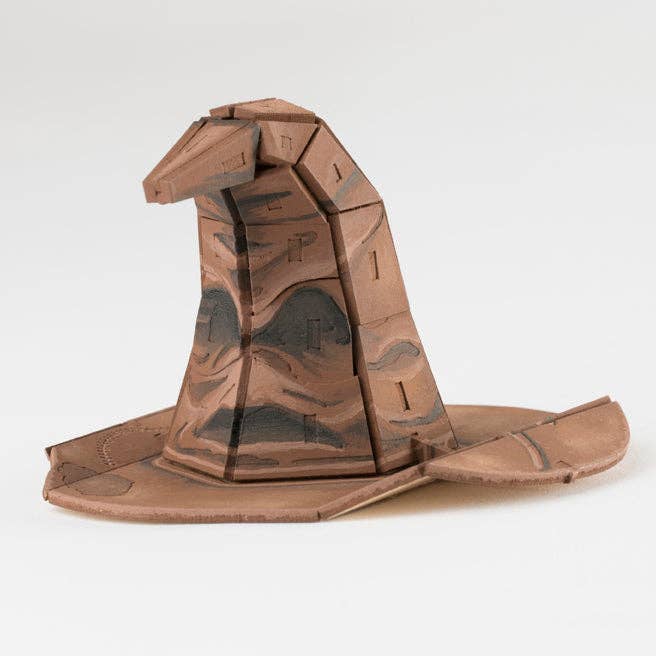 IncrediBuilds: Harry Potter: Sorting Hat 3D Wood Model and Book